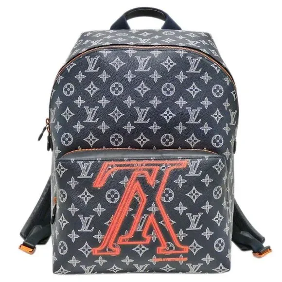 Louis Vuitton Monogram Ink Upside Down Apollo Backpack Navy - Picture 1 of 12